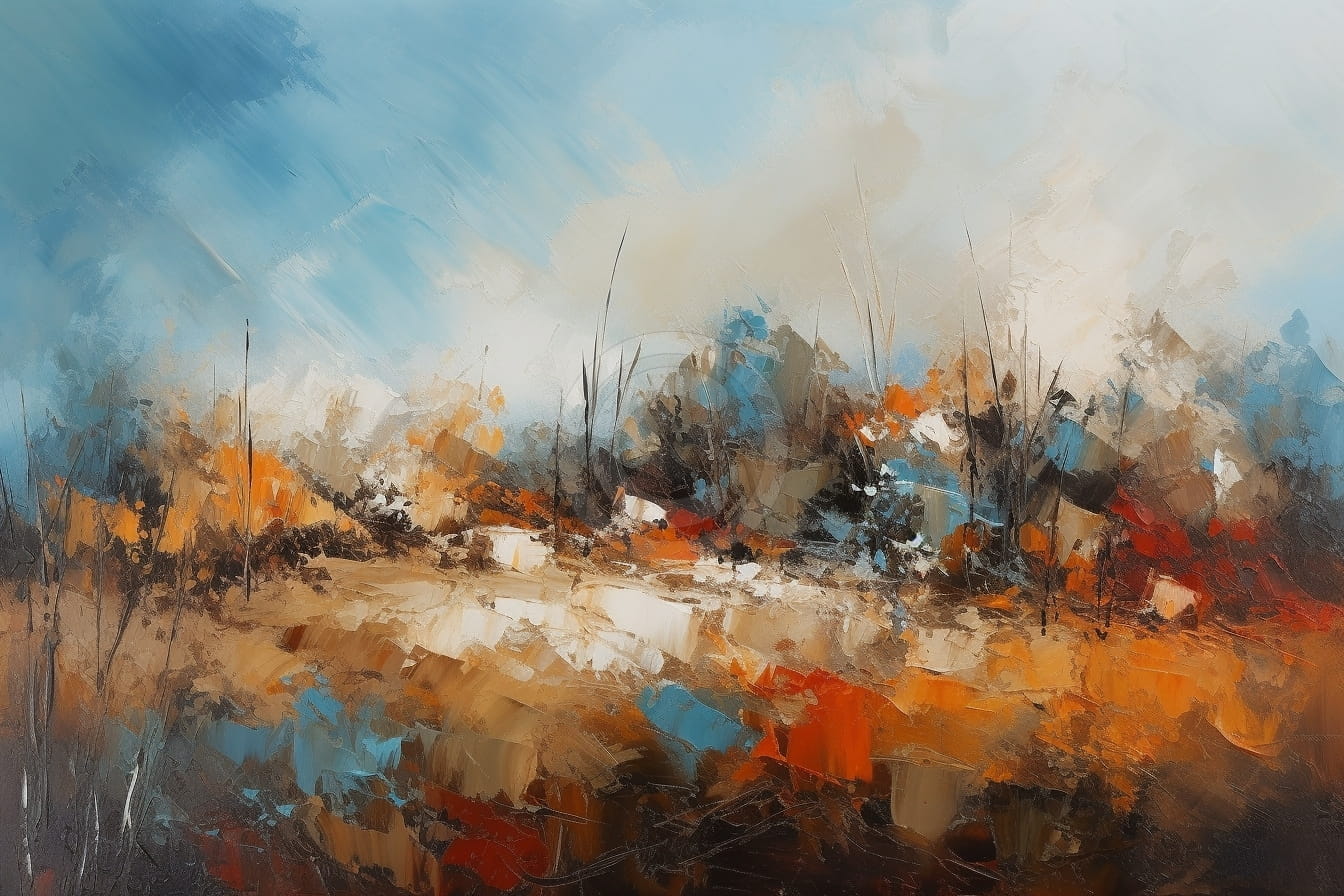 Abstract Wild Landscape
