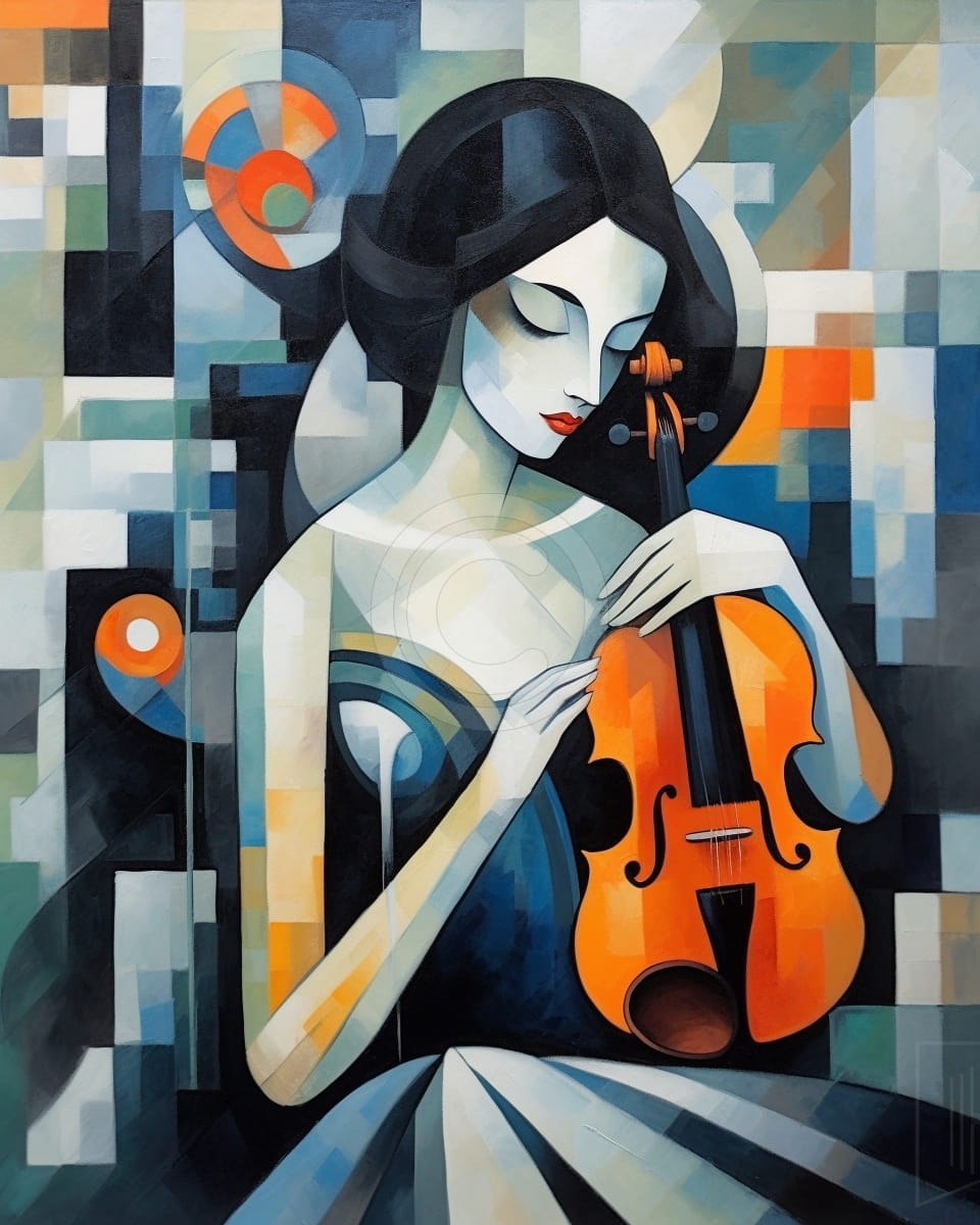 Cubist violin