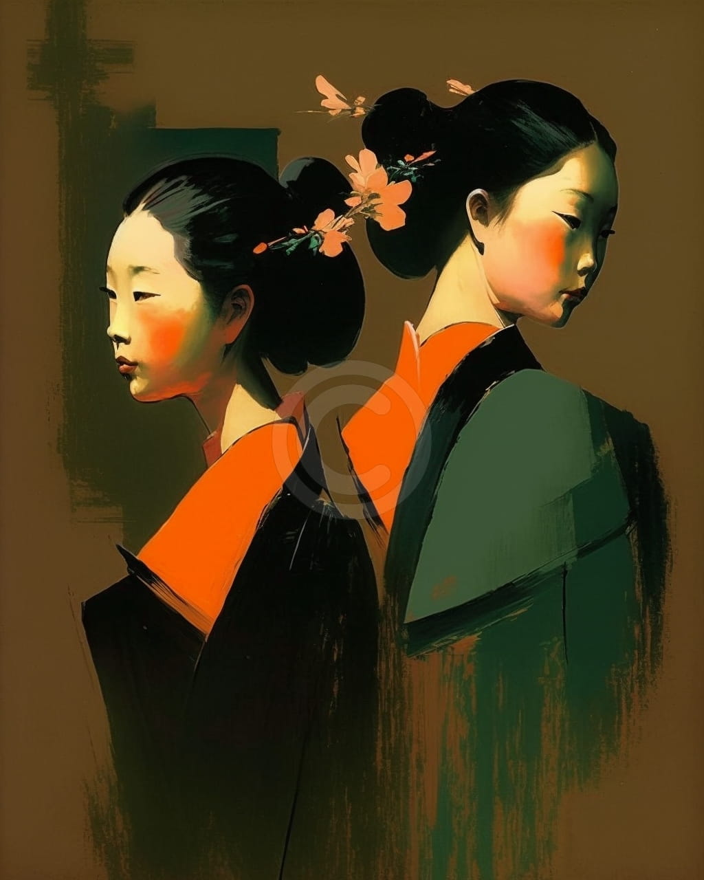 Traditional Japanese Girls