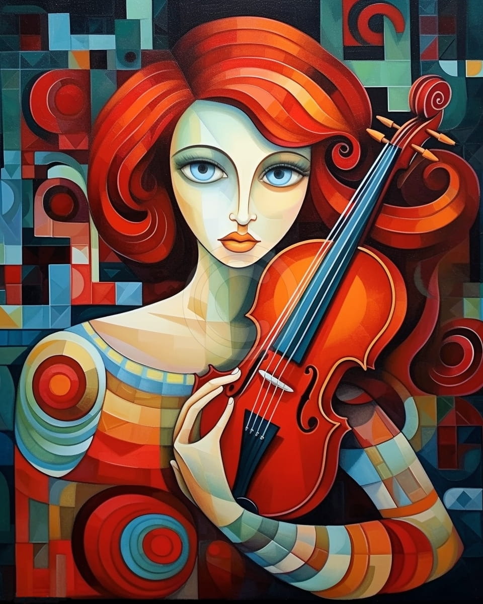 Portrait With Violin