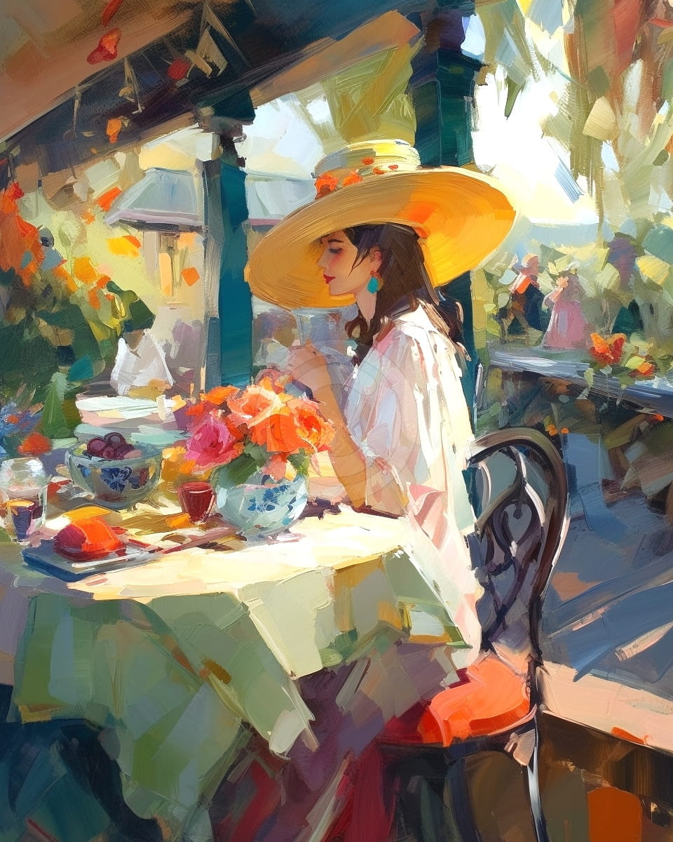 Lady With Yellow Hat