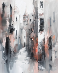 Callej&oacute;n Estrecho con Torre