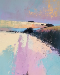 Sentiero tra Campi Pastello