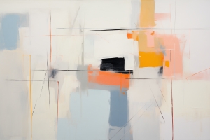 Abstract Structure with Black Center