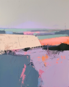 Campi pastello e orizzonte