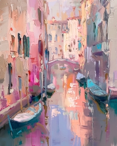 Soft Reflections on a Venetian Canal