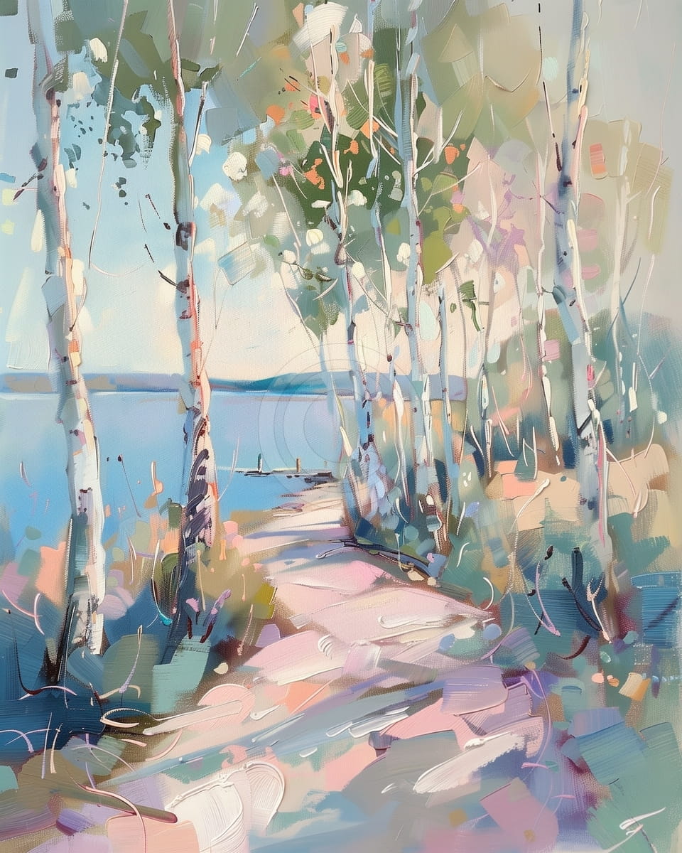 Sentiero tra le Betulle verso il Lago