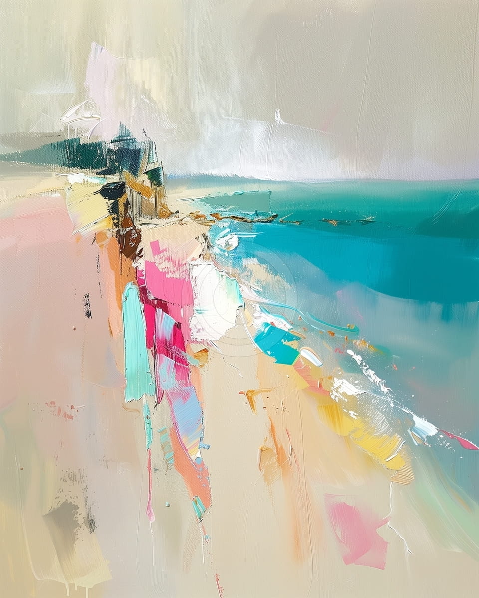 Abstract Coastal View
