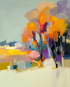 Abstract Autumn Harmony