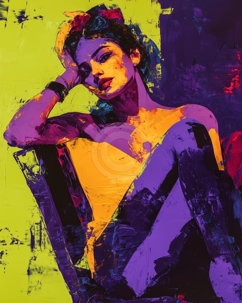 A Woman in Vivid Contemplation