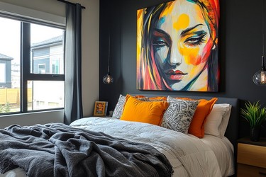 Arte moderna per camera da letto 1